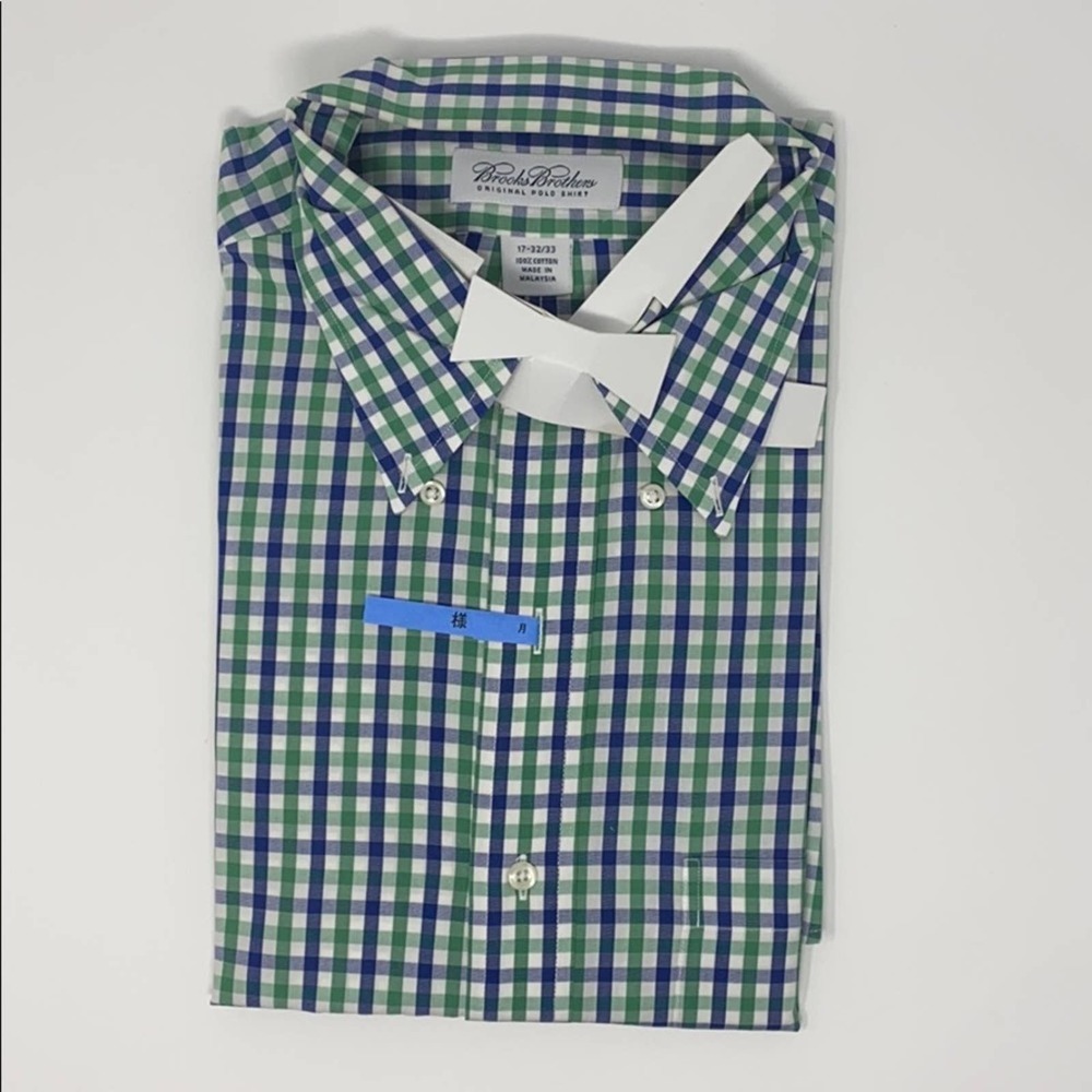 Brooks Bros mens button up shirt size 17-32/33